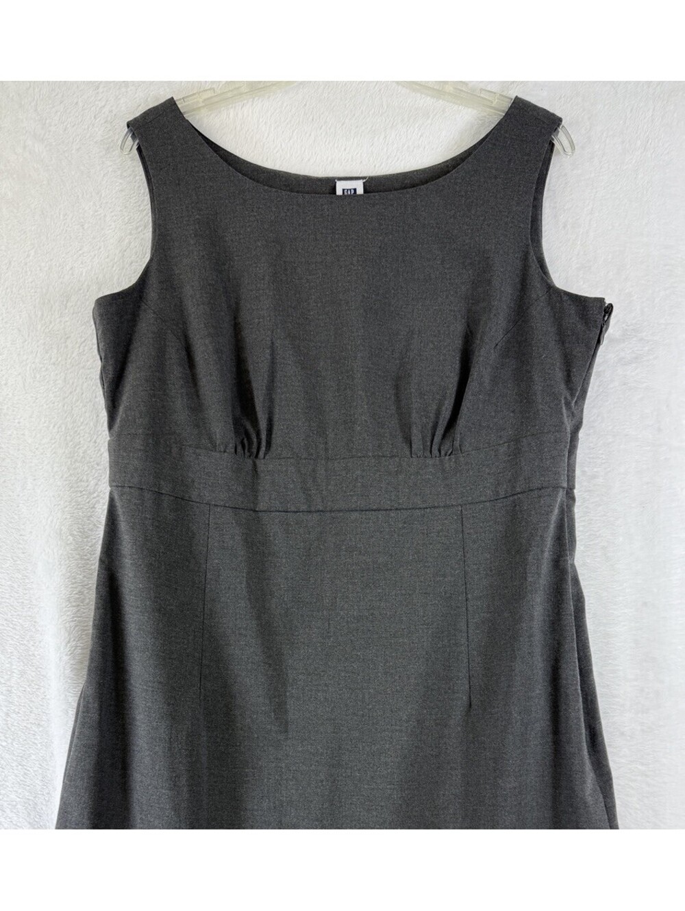 Gap Dress 16 Gray Sleeveless Shift Womens
